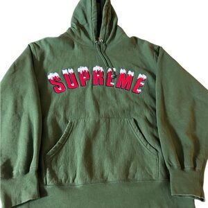 Supreme Green Icy Hoodie